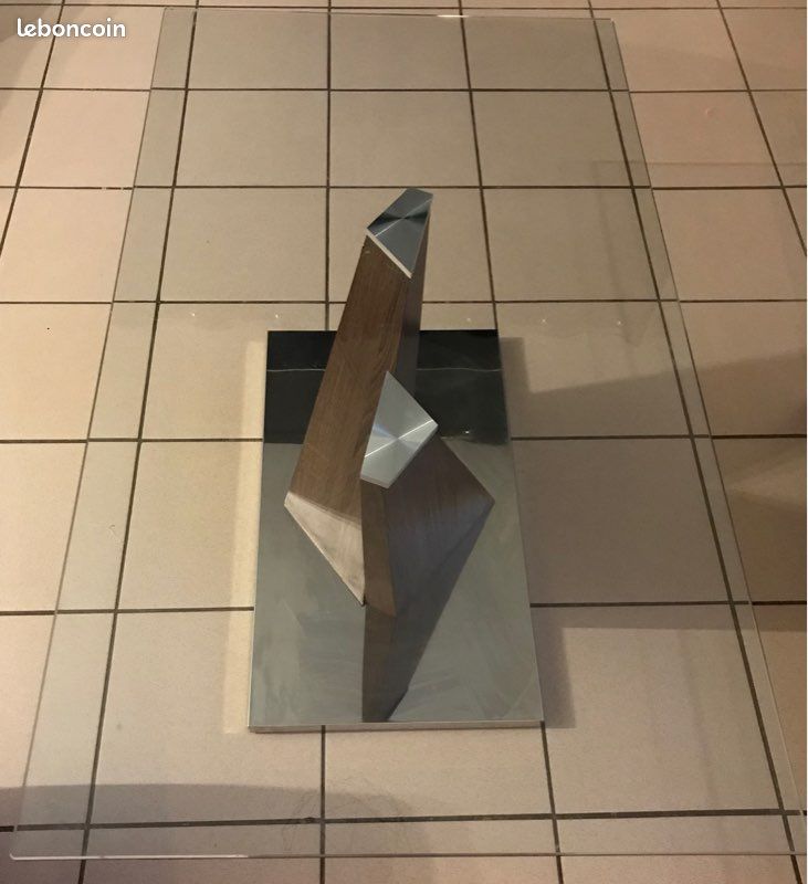 Meuble table basse verre (image 1)