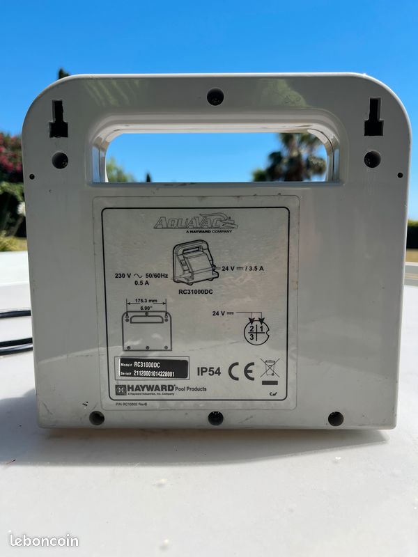 Boitier alimentation robot piscine - Hayward - Aquavac (image 2)