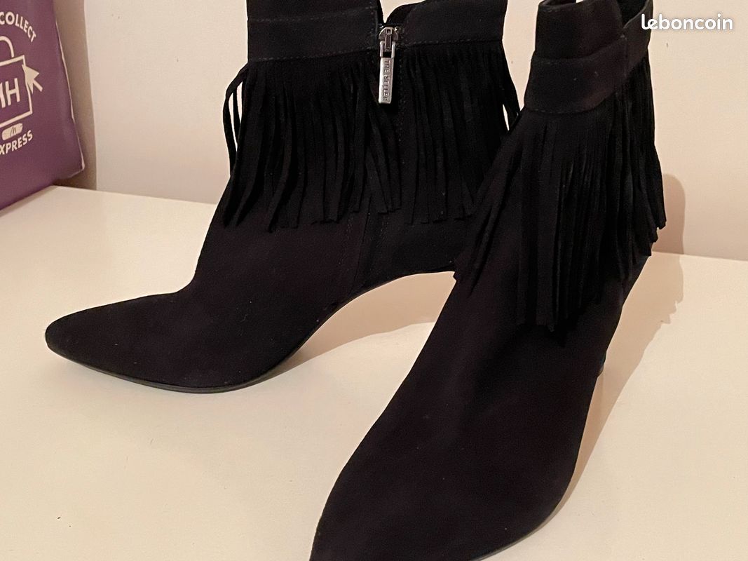Bottines italiennes haut de gamme à franges (image 6)