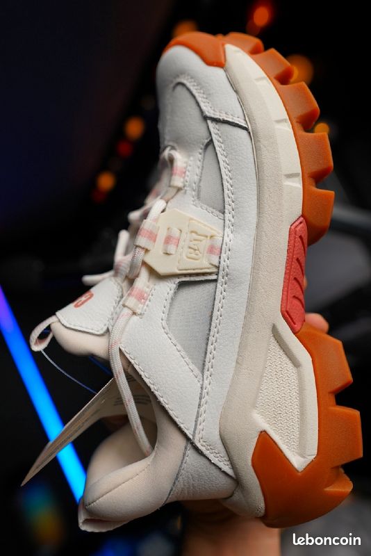 CATERPILLAR - Sneakers Gridcore - cuir - blanc -125, 00 (image 8)