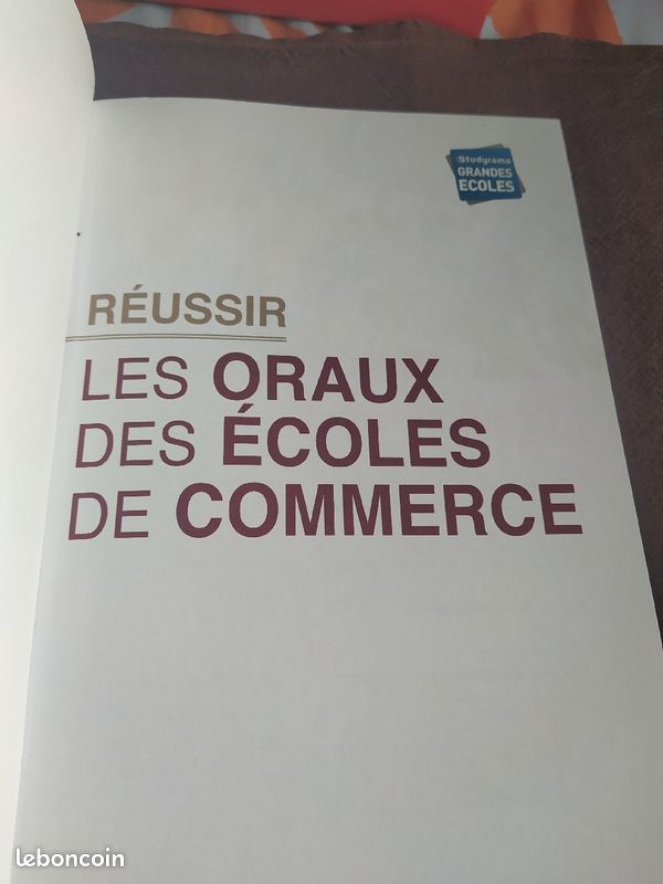 Livre, oraux écoles de commerce (image 2)