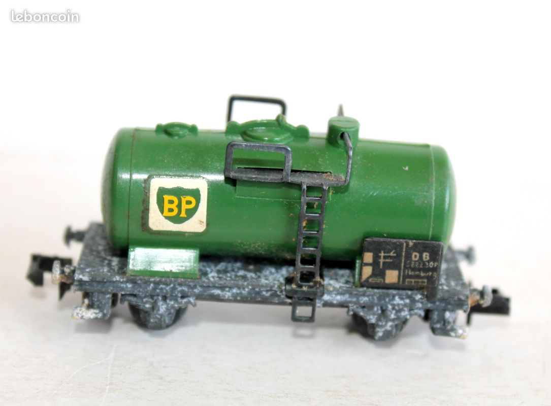 Arnold rapido n 1/160 0302 wagon citerne bp, transport essence db hamburg 588 (image 4)