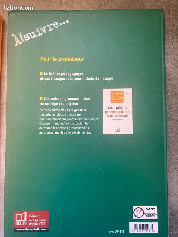 Lot de 3 livres de Français 5ème (image 8)