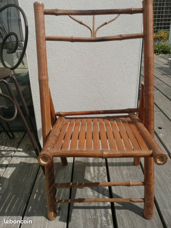 Chaise enfant en bambou (image 1)