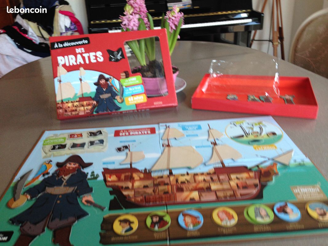 Jeu pirate pièces aimantées à placer (image 1)