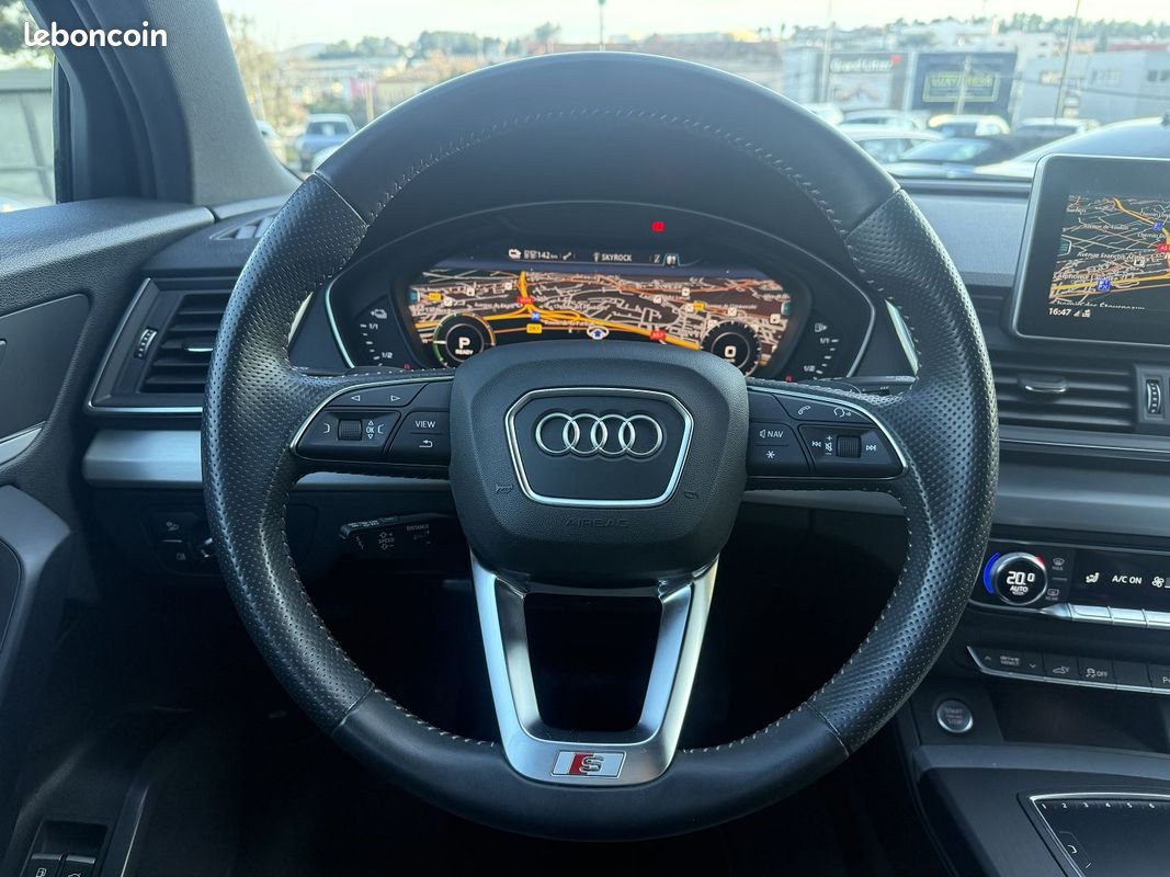 Audi Q5 55 TFSI E 367CH S LINE QUATTRO S TRONIC 7 EURO6D-T 15CV SUIVI COMPLET AUDI (image 8)
