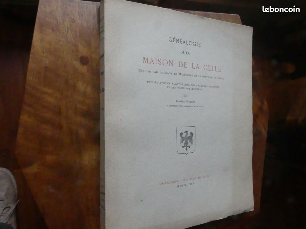 Généalogie de la maison de la Celle (image 1)