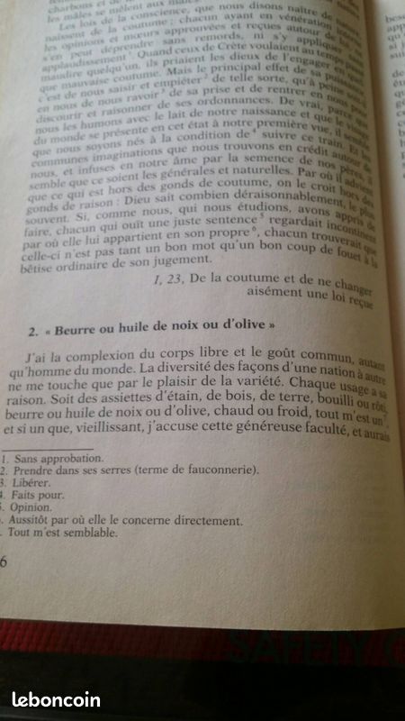 MONTAIGNE TEXTES CHOISIES (image 3)