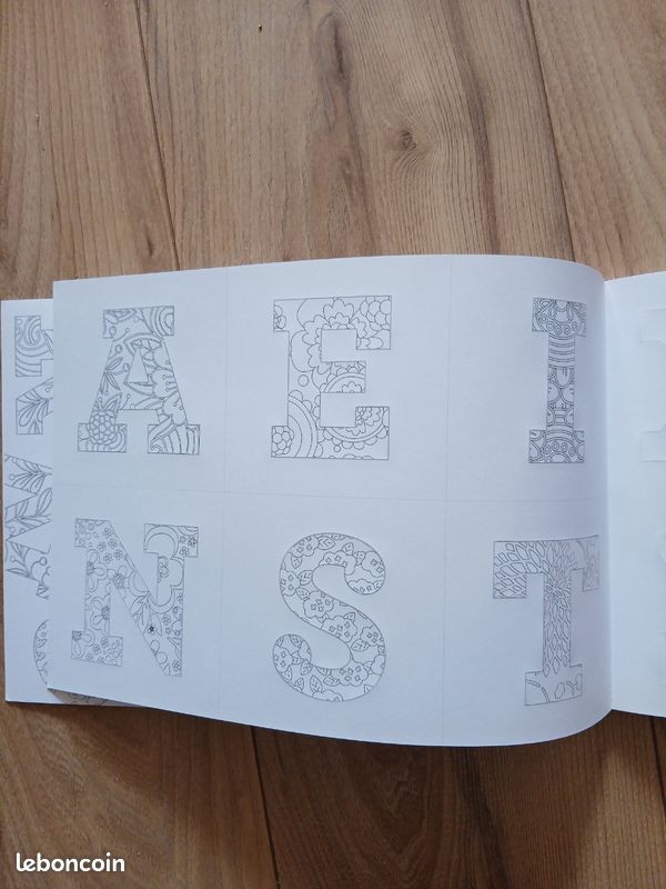 Coloriage : Lettres détachable colorier et a encadrer (image 9)