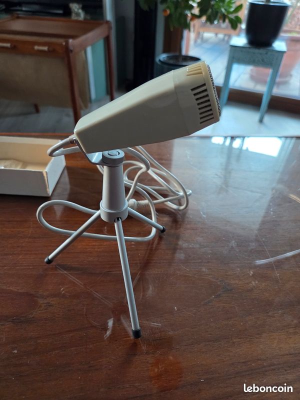 Microphone ancien Grundig GDM 317 vintage rétro rare