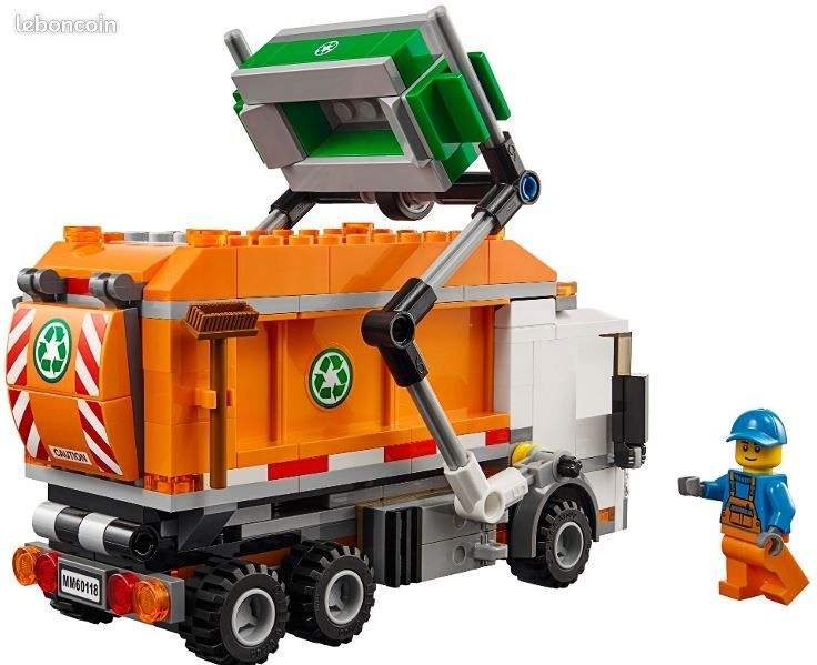 Lego City 60118, Camion poubelle (Garbage Truck) complet avec notices (image 8)