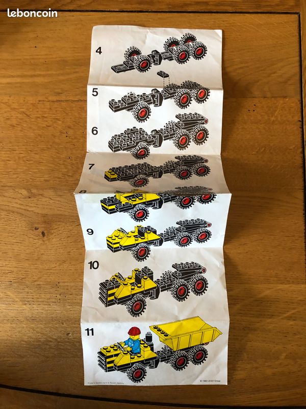 Lego 6652 (construction truck) années 80, de collection (image 7)