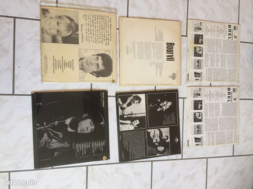 Jacques Brel, Bourvil, Maxime Leforestier, Guy Bedos (image 2)