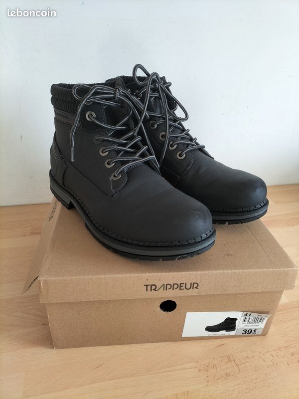 Chaussure Trappeur Pour Homme Boots Chaussure Trappeur Pour