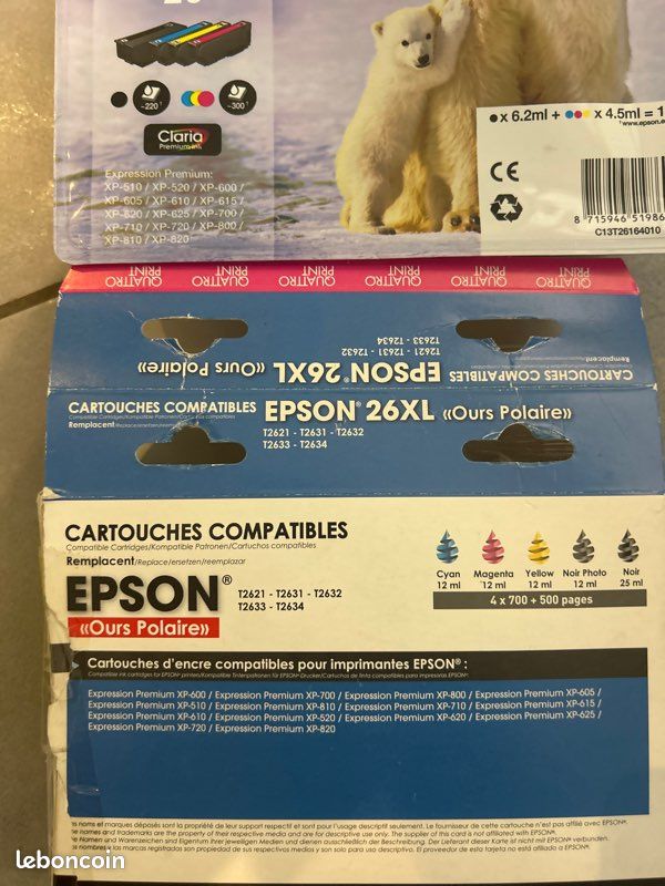 Lot cartouche encre epson et toner (image 3)
