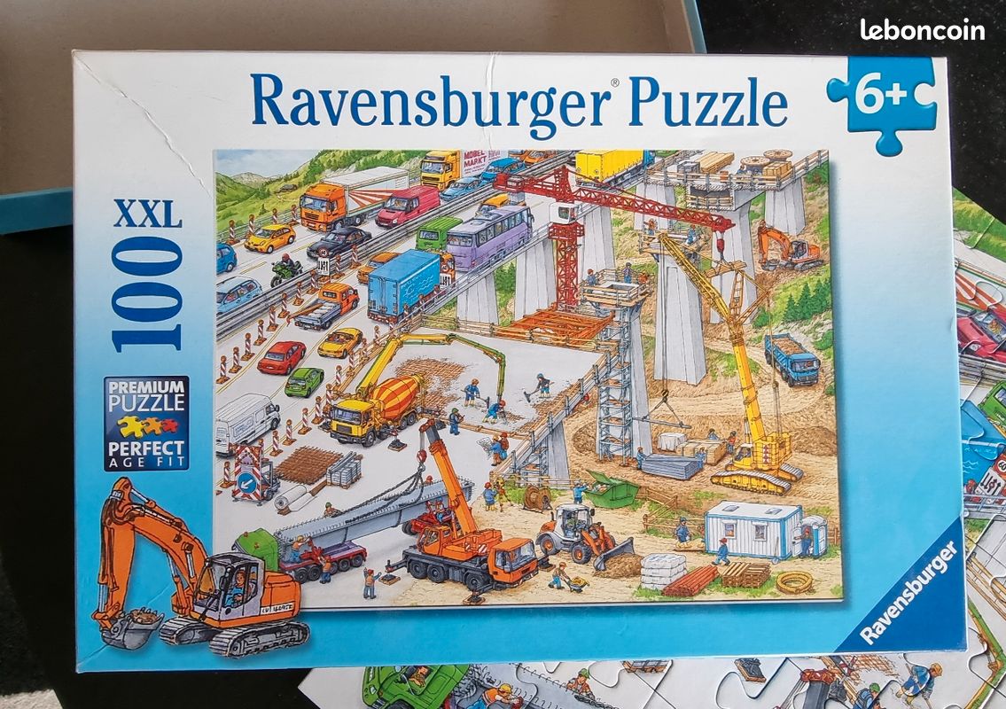 Puzzle Ravensburger 6+ chantier (image 1)