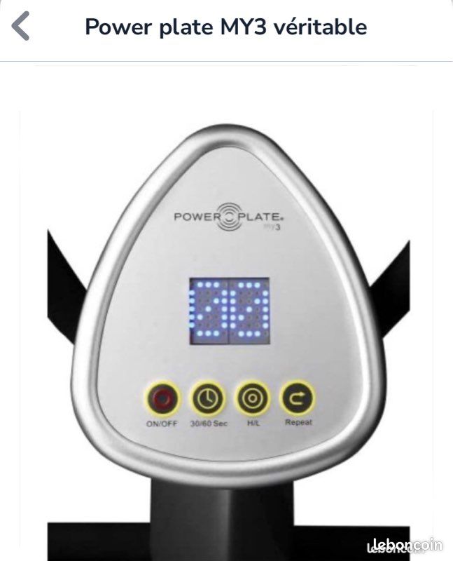 Power plate MY3 véritable (image 3)