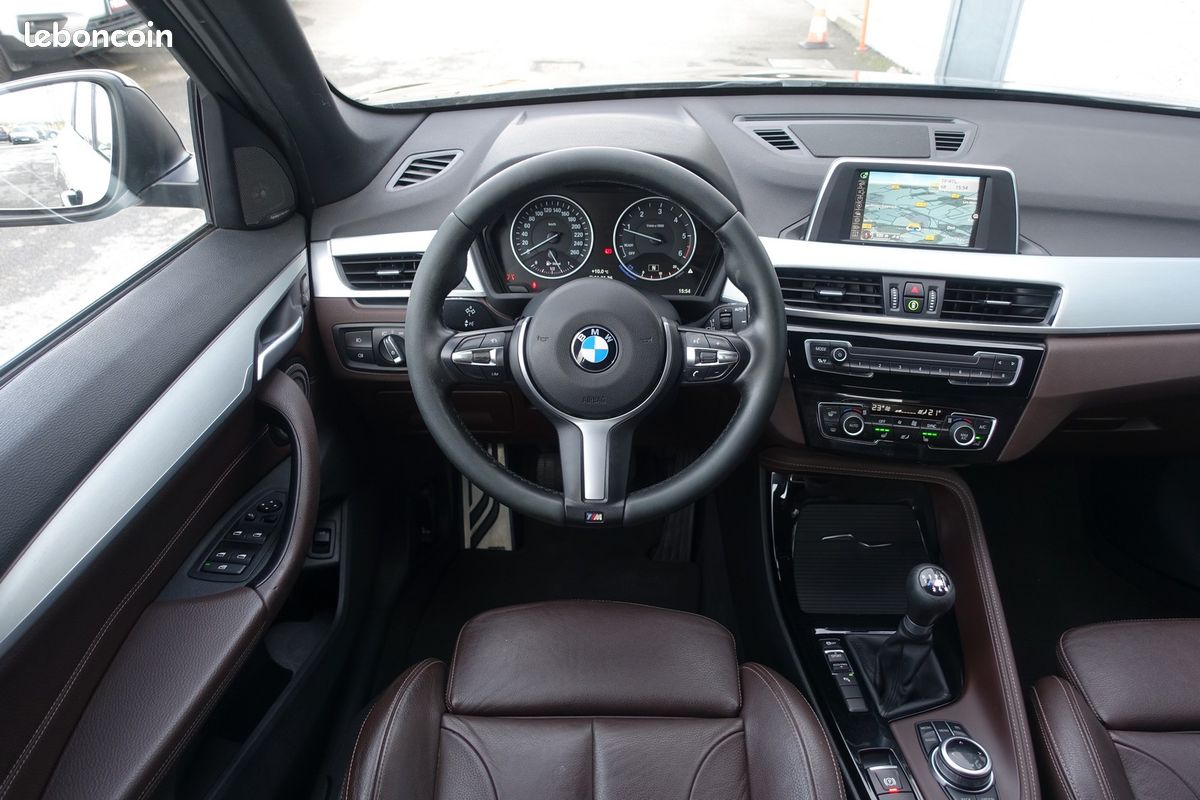 X1 S-Drive 20d 190ch Pack M Cuir sport chauffant/Toit ouvrant/Grd Gps Europe/Caméra/Hayon électrique/Garantie 12 mois (image 13)