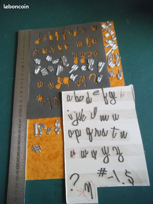 Matrice de découpe sizzix MINUSCULES N°6 (image 2)