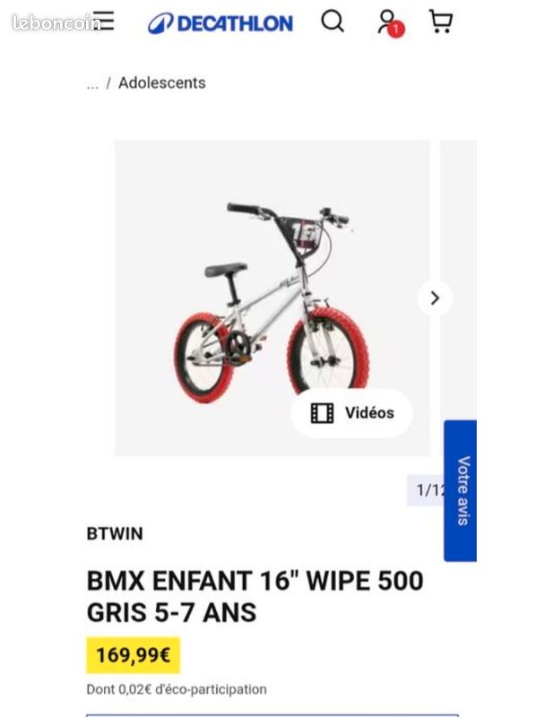 Bmx 16 pouces (image 3)