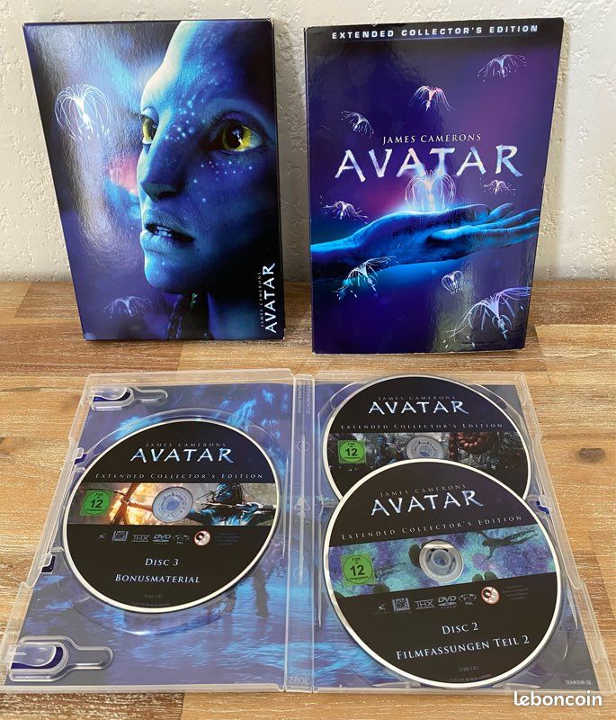 Avatar – Extended Collector’s Edition 3 DVD – James Cameron – Édition Allemande (image 1)
