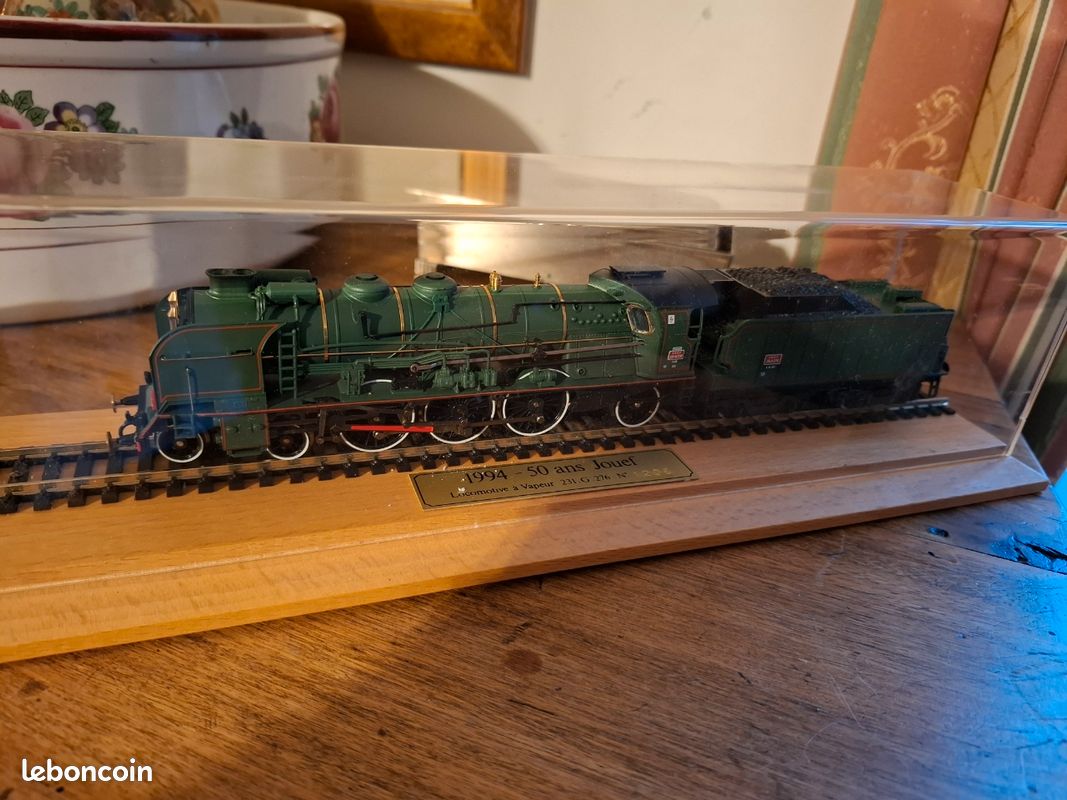 0153 JOUEF LOCOMOTIVE VAPEUR 231 G 276 SUPERBE DETAIL MOT BUHLER COFFRET CRISTAL