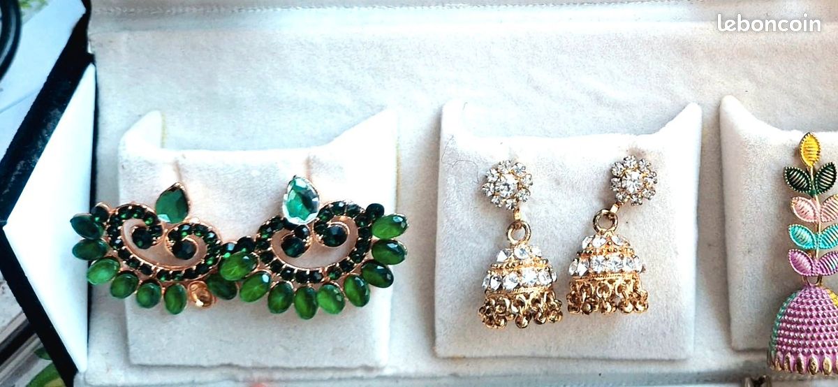 Superbe collection de boucles d’oreilles indiennes (6euros la piece) (image 5)