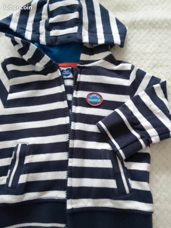 Veste+ teeshirts 6 mois (image 3)