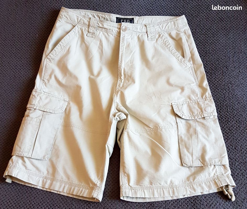 Bermuda US homme Taille 36 US Marque CSG (46/48 France) / Ecru (image 1)