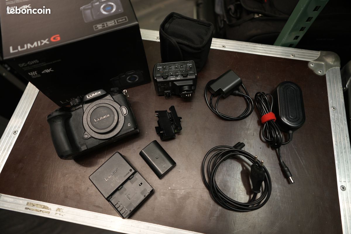 Panasonic Lumix GH5 + Module Audio XLR (DMW-XLR1) + Option V-LOG + Accessoires (image 3)