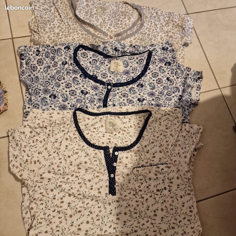 Robes pyjama femme enceinte (image 1)