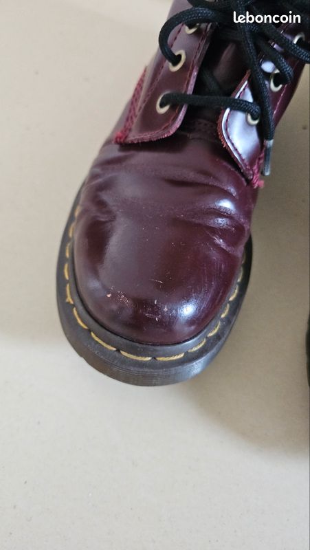 Bottines dr martens Bordeaux (image 4)