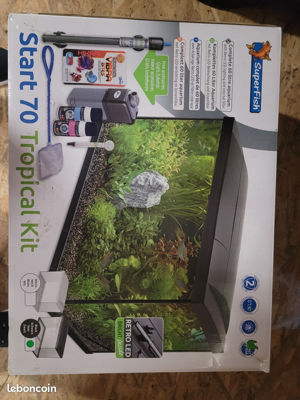 Aquarium SuperFish Start 70 - 60L - Kit complet tropical - Avec emballage d'origine (image 4)