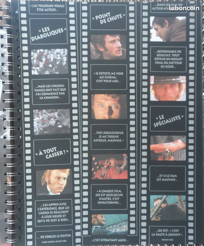 Johnny hallyday le livre métal très peu utilisé comme neuf série speciale collector numerotee 37256 (image 15)