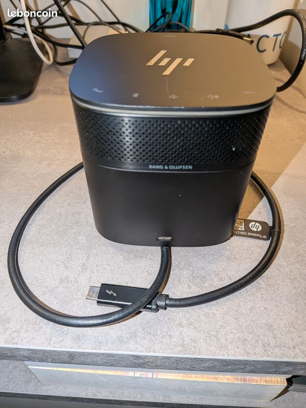 Station d'accueil : HP Thunderbolt Dock G2 120W avec enceinte intégrée bang et olufsen