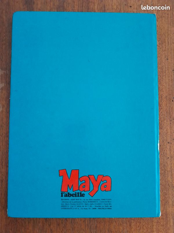 Bd Maya l'abeille. 1 magazine février 1979 + 1 album 1981 n°10 (image 5)