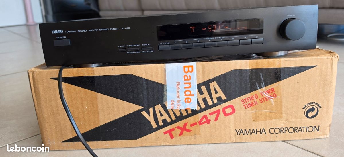 Tuner Vintage yamaha tx 470 AM FM (image 2)