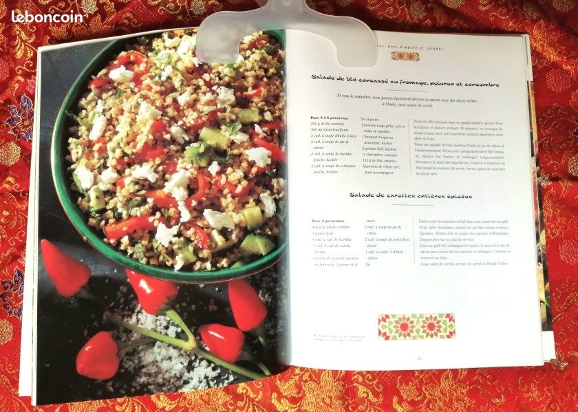 Lot 4 livres de cuisine: Cuisine et douceurs marocaines, Cuisine du Maghreb et Tajines (image 9)
