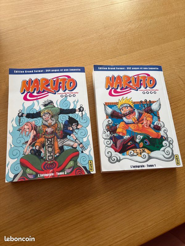 Naruto l’intégrale tome 1 et 3 (image 1)