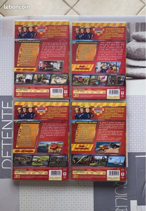 Lot de 4 dvd Sam le pompier (image 2)