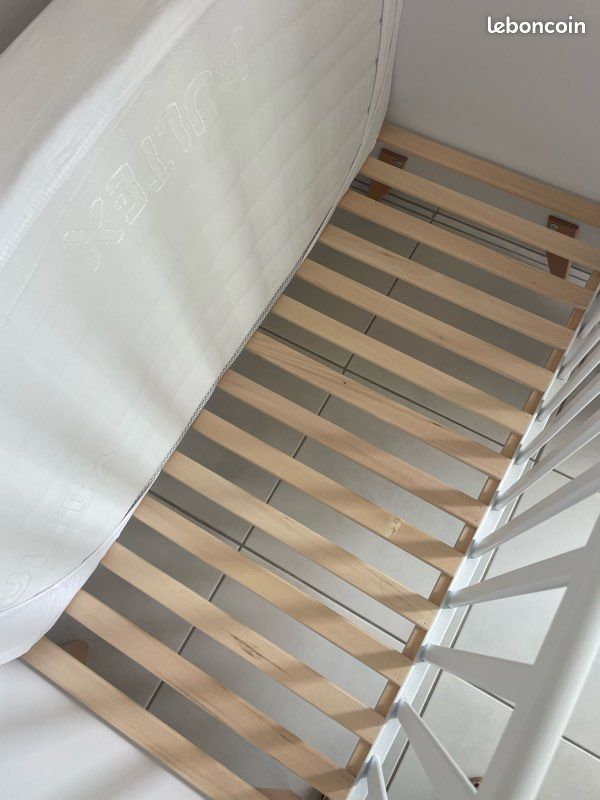 Lit bébé Quax Loft + matelas Bultex – 120 x 60 cm (image 6)