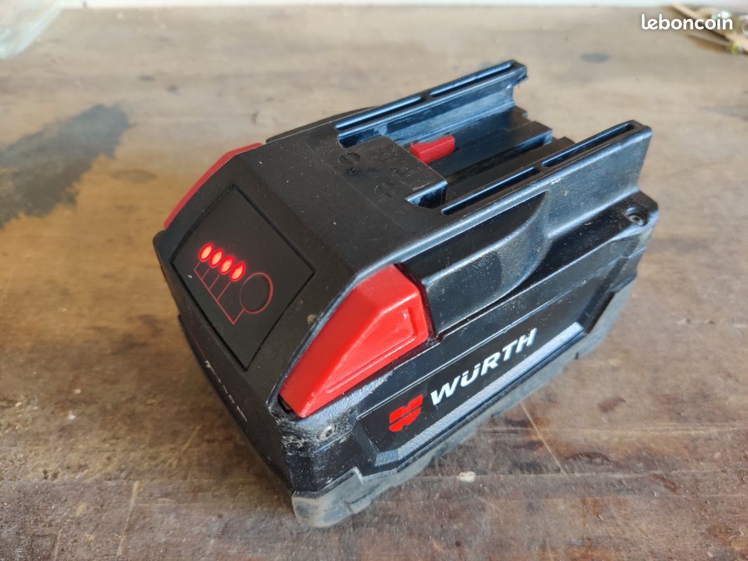 Batterie würth master 28v 5Ah Milwaukee m28 li-ion m 28 5,0 ah berner supérieur 18v 140 wh pile chargeur art 0700 957 731 (image 1)