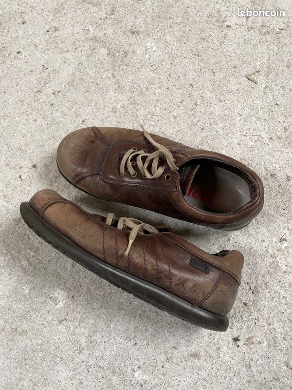 Chaussures de ville en cuir marron Camper (image 2)