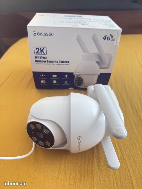 Caméra de surveillance extérieure 4G PTZ Galayou Y4, 2K, vision nocturne (image 1)