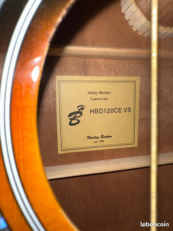 Guitare électro-acoustique Harley Benton HBD120CE + nombreux accessoires (image 4)