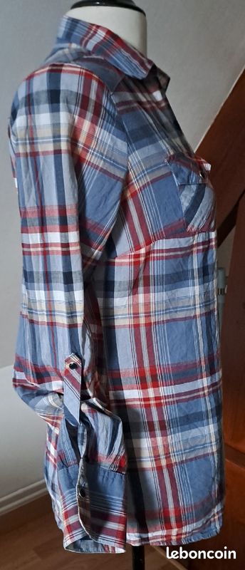 Chemise à carreaux Camaieu T36 (image 3)