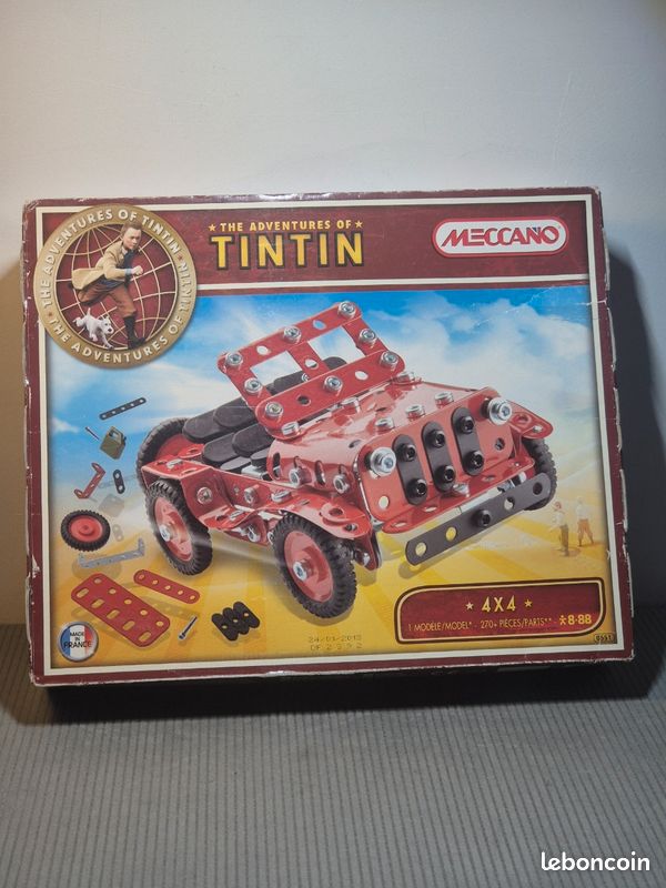 Meccano Série Bleu Et Rouge – Jeu De Construction Métal Vintage – Modèle 030304