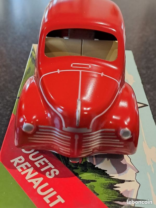 Modèle Réduit 1/43 Renault 4 CV CIJ, Repeint En Bleu, Occasion - Collection Automobile Vintage