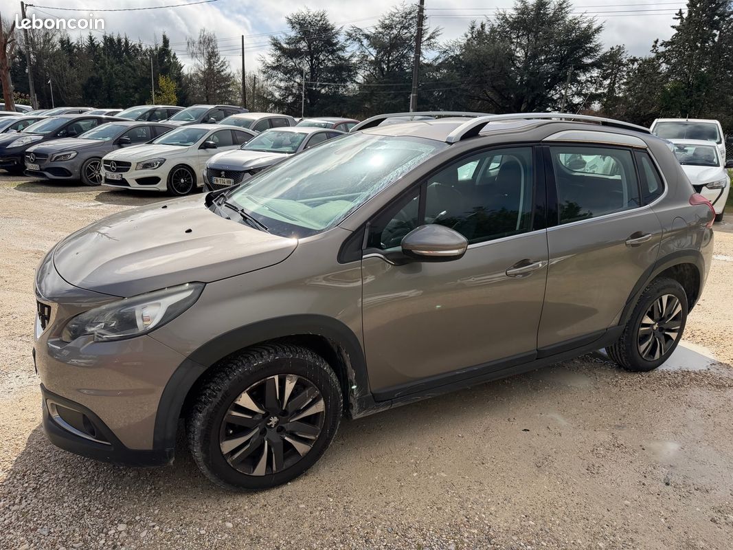 Peugeot 2008 1.6 HDI 100CV PACK ALLURE BOITE 6 AN:2017 VENDU 6990euros REVISE & GARANTIE (image 2)