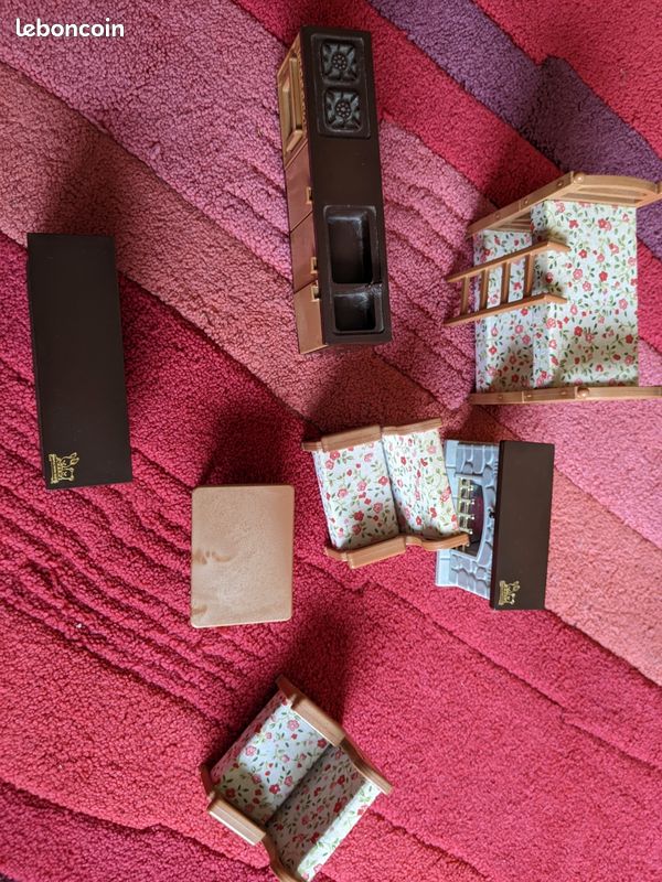 Boîte vintage accessoires d'intérieur Les Petits Malins Maple Town de Bandai années 1980 (image 6)